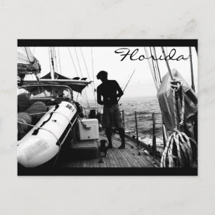 Cartão Postal Apenas Fishin