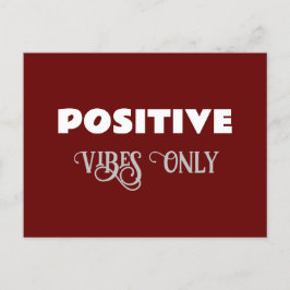 Cartão Postal Apenas frascos positivos