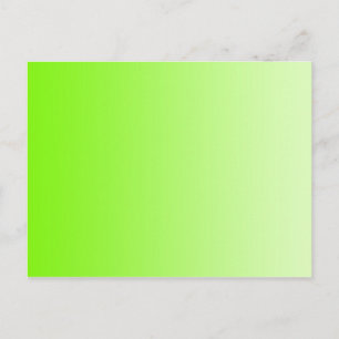 Cartão Postal APENAS gradações de COR - verde-neon