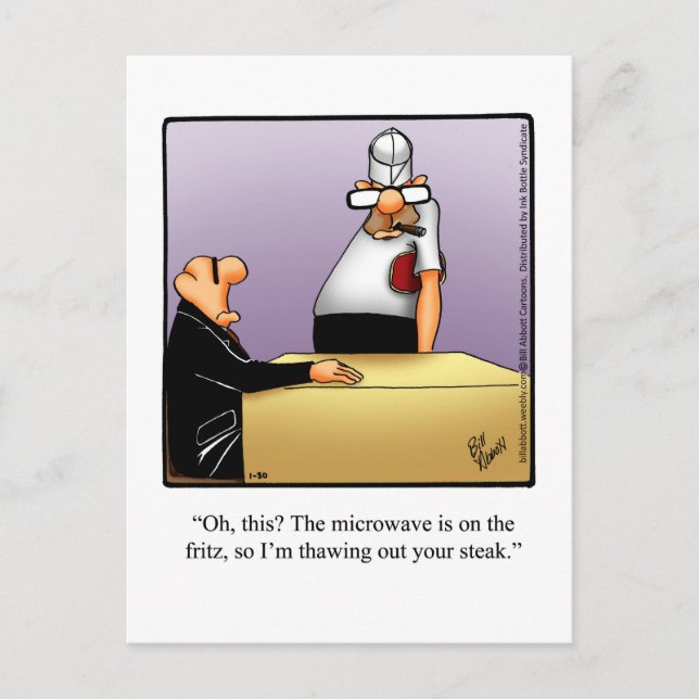 Cartão Postal Apenas Para Rir Um Cartão-Postal Humoroso (Frente)