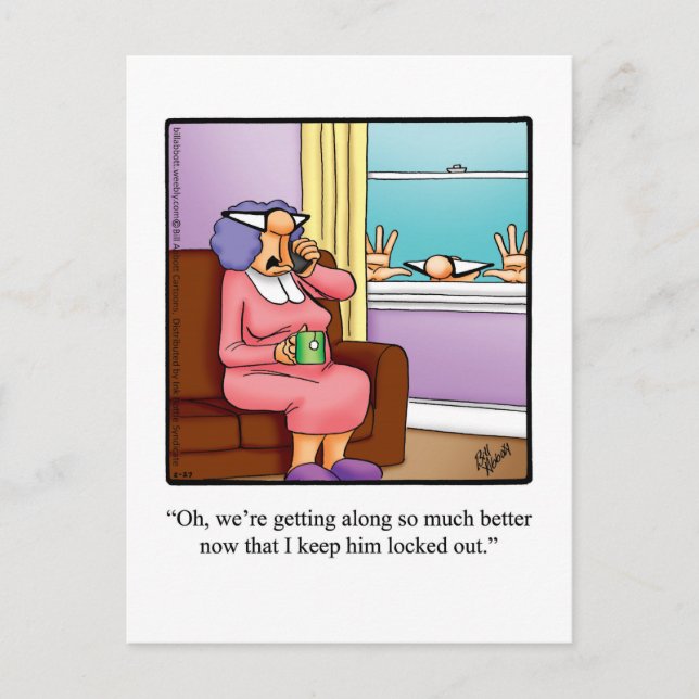 Cartão Postal Apenas Para Rir Um Cartão-Postal Humoroso (Frente)