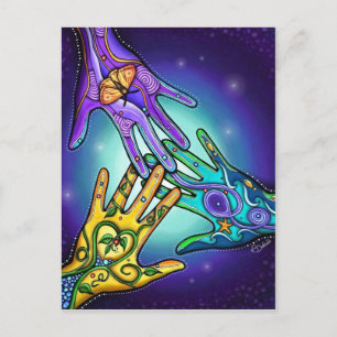 Cartão Postal Apenas Respire