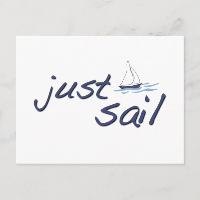 Cartão Postal Apenas Sail (Frente)