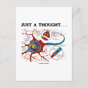 Cartão Postal Apenas um Pensamento... (Neurônio / Sinapse)