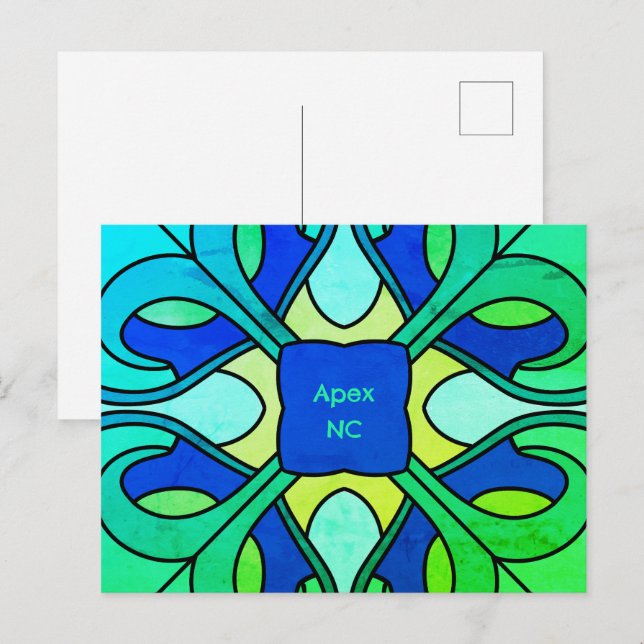 Cartão Postal Apex Carolina do Norte  (Frente/Verso)