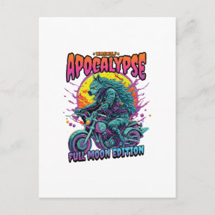Cartão Postal Apocalipse de lobisomem