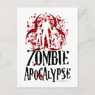 Cartão Postal Apocalipse Zumbi