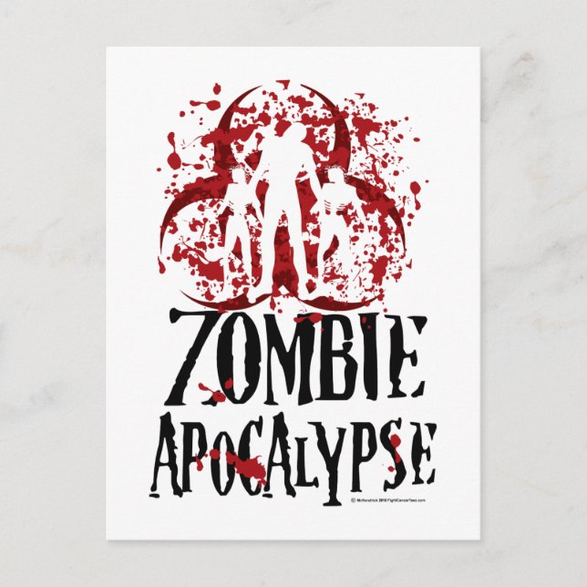 Cartão Postal Apocalipse Zumbi (Frente)