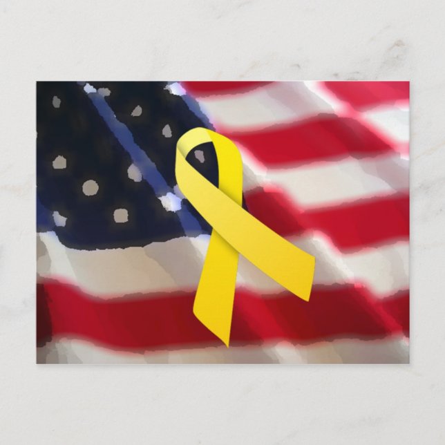 Cartão Postal Apoiar as nossas tropas (Frente)