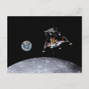 Cartão Postal Apollo 11 Aterrissagem lunar