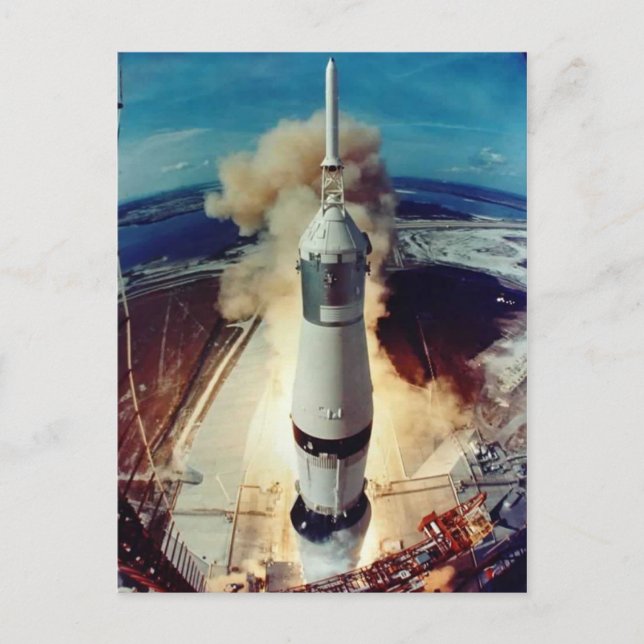 Cartão Postal Apollo 11 Desligamento (Frente)