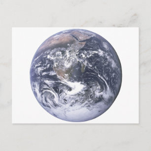 Cartão Postal Apollo 17 Vista da Terra no Espaço