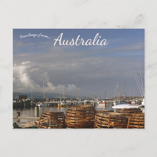 Cartão Postal Apollo Bay Victoria Austrália (Frente)