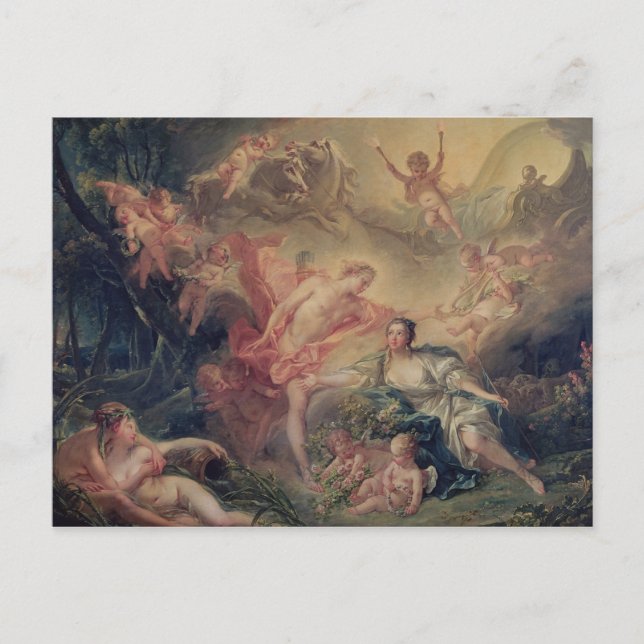 Cartão Postal Apollo Revelando sua Divindade (Frente)