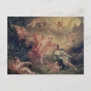 Cartão Postal Apollo Revelando sua Divindade