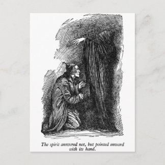 Cartão Postal Apontado Espírito (com texto)
