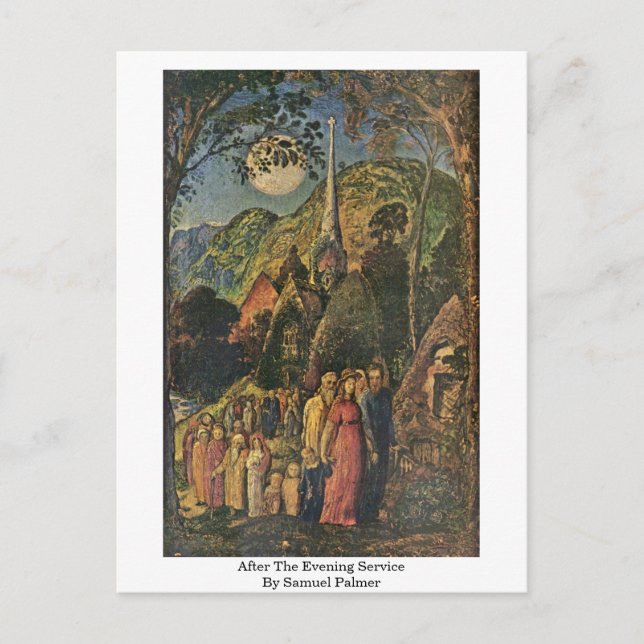 Cartão Postal Após A Noite De Samuel Palmer (Frente)