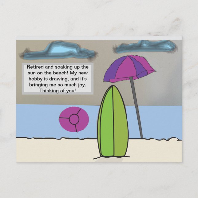 Cartão Postal Aposentação (Frente)