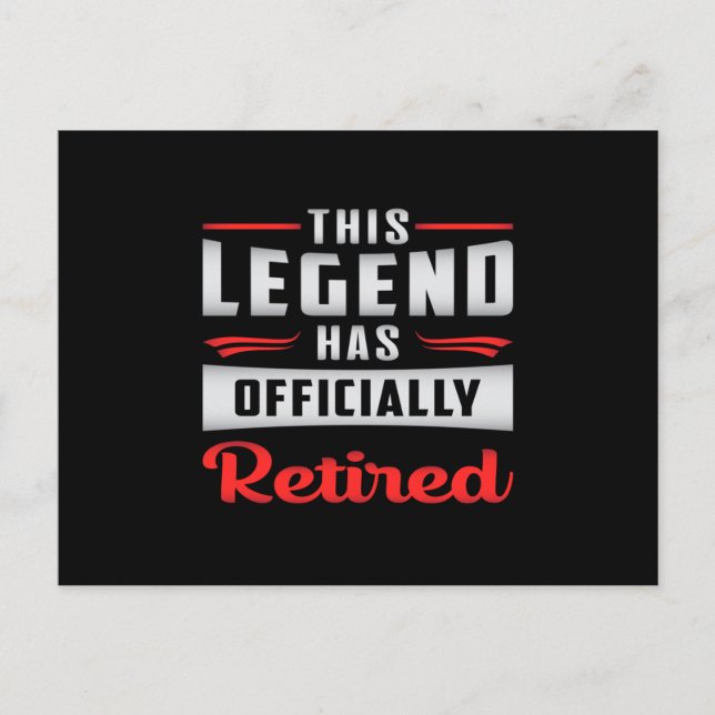 Cartão Postal Aposentado Aposentadoria Aposentadoria Vovô Presen (Frente)