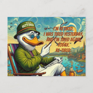 Cartão Postal Aposentado e reaxado