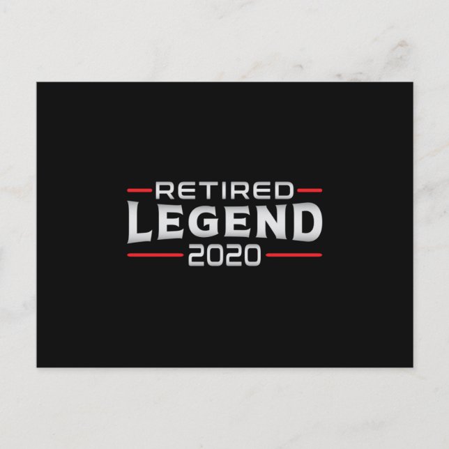 Cartão Postal Aposentadoria 2020 Vovô Aposentado Presente Engraç (Frente)