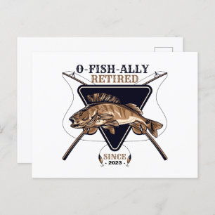 Cartão Postal Aposentadoria Engraçada Personalizada Ofisicamente
