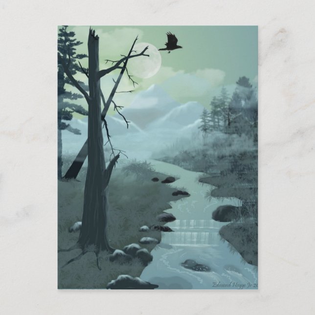 Cartão Postal Appalachian Trail Creek (Frente)