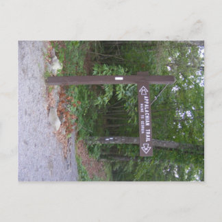 Cartão Postal appalachian trail pennPennsylvania, montanha do su