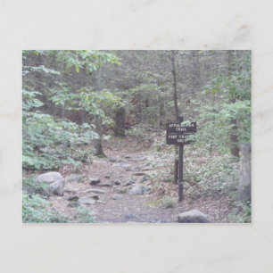 Cartão Postal appalachian trail pennPennsylvania, montanha do su