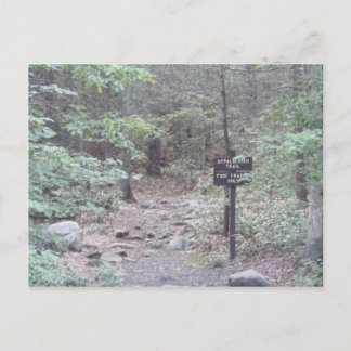 Cartão Postal appalachian trail pennPennsylvania, montanha do su