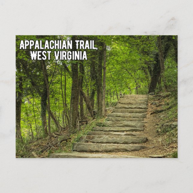 Cartão postal Appalachian Trail West Virginia (Frente)