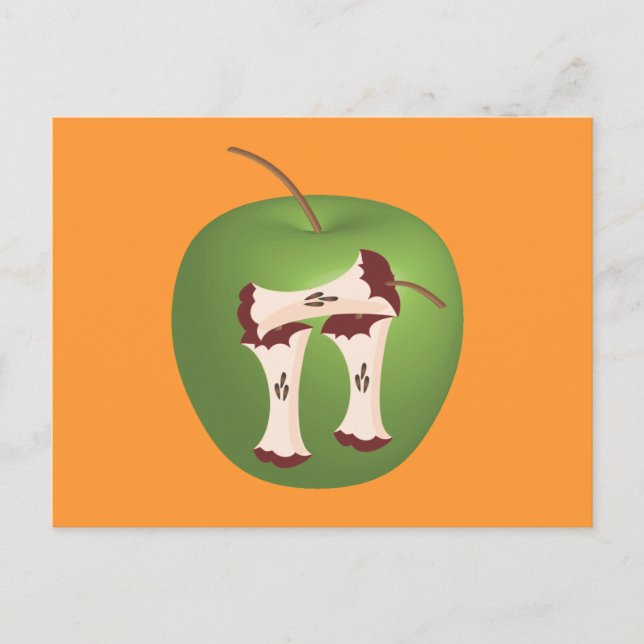 Cartão Postal Apple Pi (Frente)