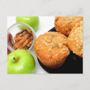 Cartão Postal Apple Spice Muffins