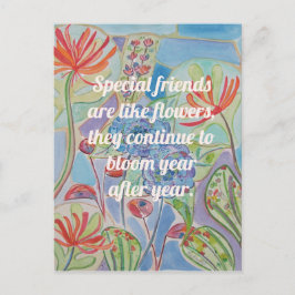 Cartão Postal Apreciação de Amizade