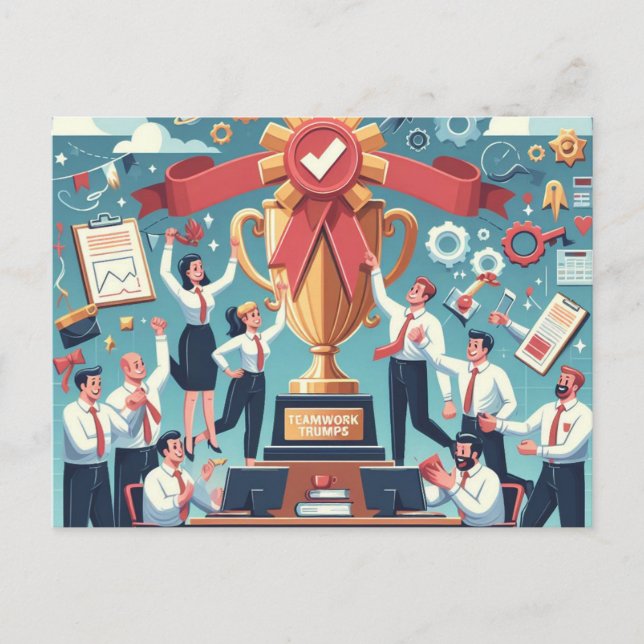 Cartão Postal Apreciação do Funcionário - Chefias do Dia (Frente)