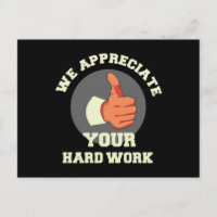 Apreciamos Seu Trabalho De Duro