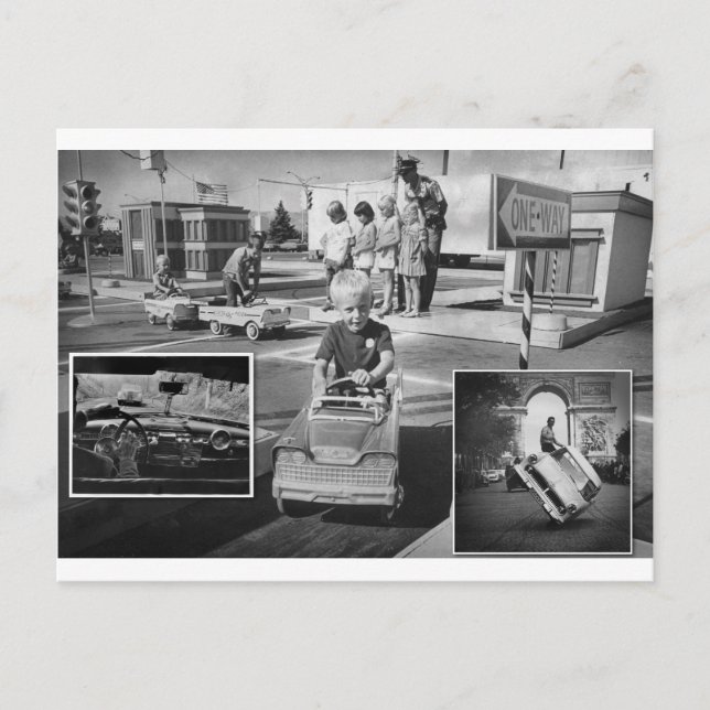 Cartão Postal aprendizagem conduzir jogos (Frente)