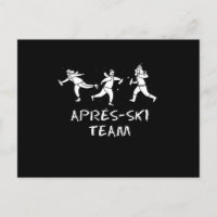 Apres Ski Team Bebendo esquiando neve esportes de 