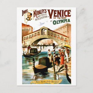 Cartão Postal Apresentação da cidade de Veneza em Olympia, col