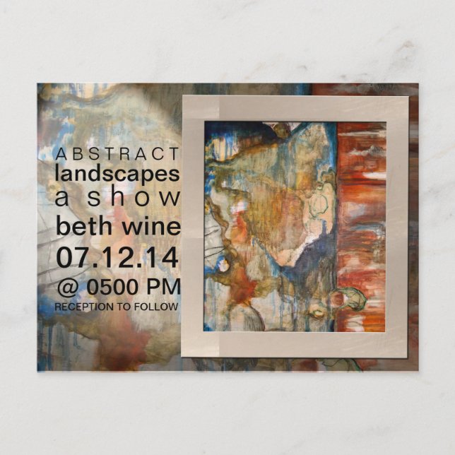 Cartão Postal Apresentação de Artes (Frente)