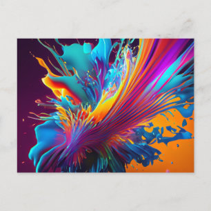 Cartão Postal Apresentação de cores