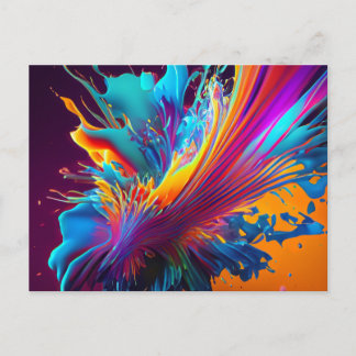 Cartão Postal Apresentação de cores