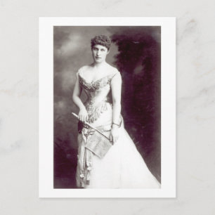 Cartão Postal Apresentação de Lily Langtry (1853-1929) na Haym