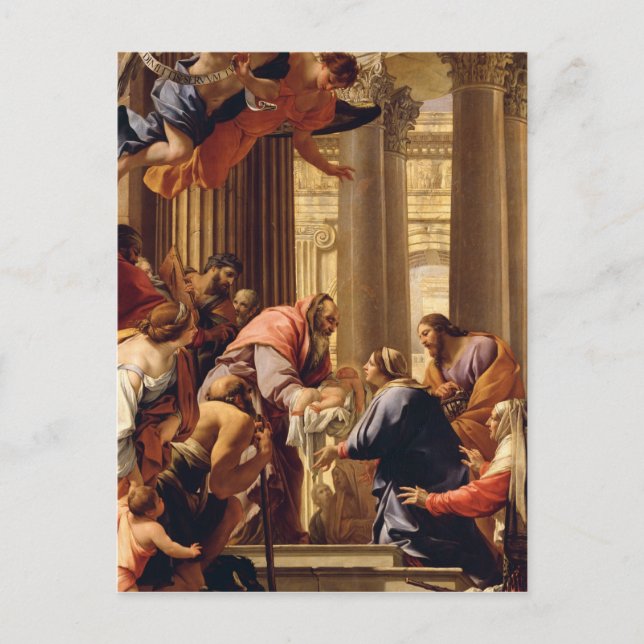 Cartão Postal Apresentação no Templo (Frente)