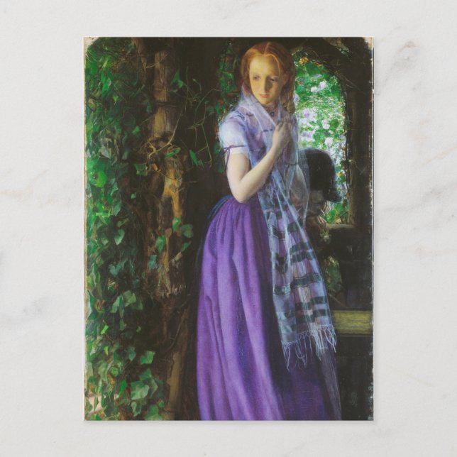 Cartão Postal April Love - Arthur Hughes (Frente)