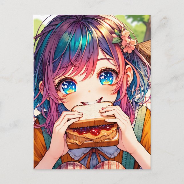 Cartão Postal April segundo é o Dia Nacional da Manteiga de Amen (Frente)