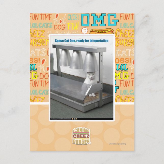 Cartão Postal Apronte para o Teleportation (Frente)