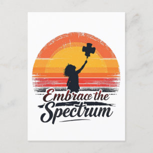 Cartão Postal Aproveite a consciência do espectro