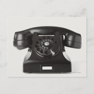Cartão Postal Aproximação de um telefone rotativo