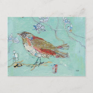 Cartão Postal Aqua Bird